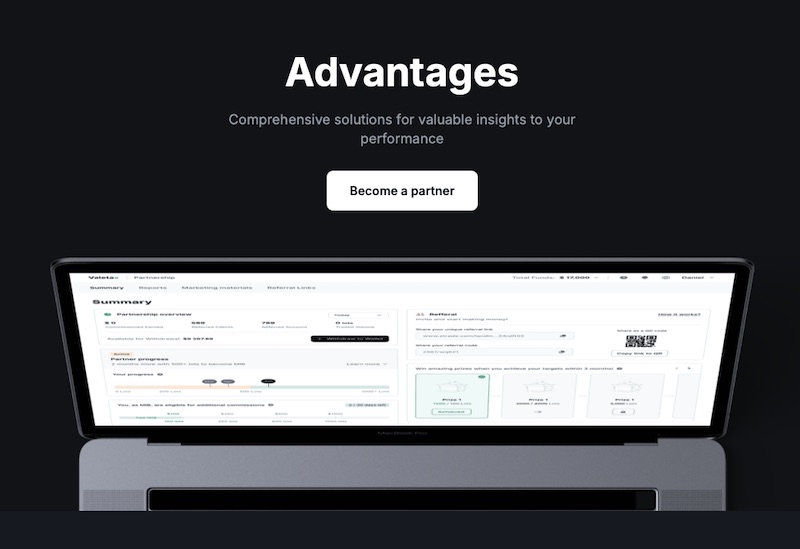 Valetax Offers Partners Up to 85% Revenue Rebates